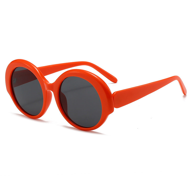 Damen modische runde Designer-Sonnenbrille Karnz
