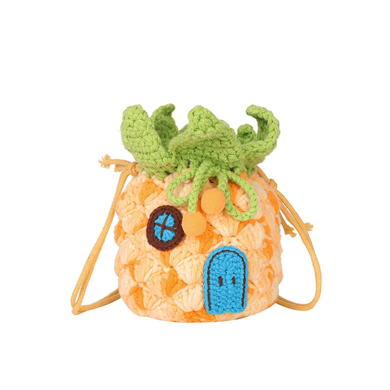 Süße Ananas Häkel Mini Tasche