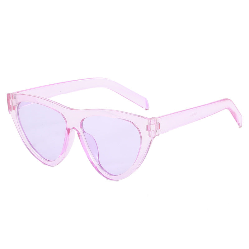 Damen futuristische Cat-Eye Sonnenbrille mit hochwertigem Kunststoffrahmen Karnz