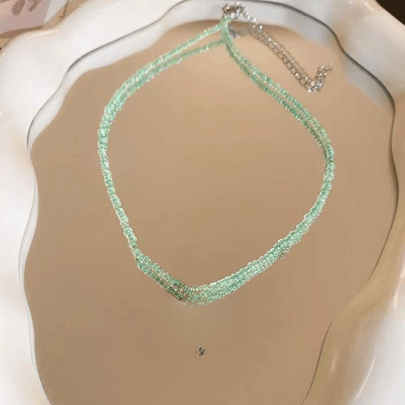Handgefertigtes Perlen Choker Halsband Karnz
