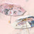 Damen elegante Falt-Regenschirm mit floralen Mustern Karnz