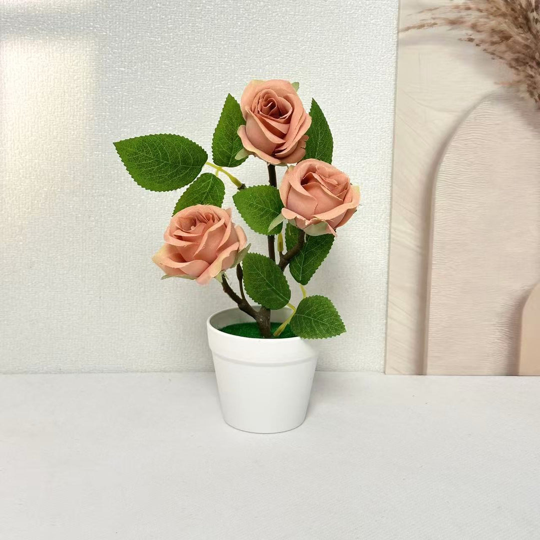 Faux Rosenblumenarrangement für Wohnkultur