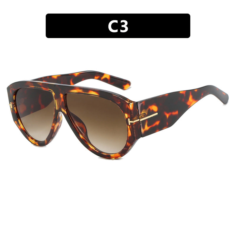 Damen Geometrische Sonnenbrille mit modernem Rahmen und polarisierten Gläsern Karnz