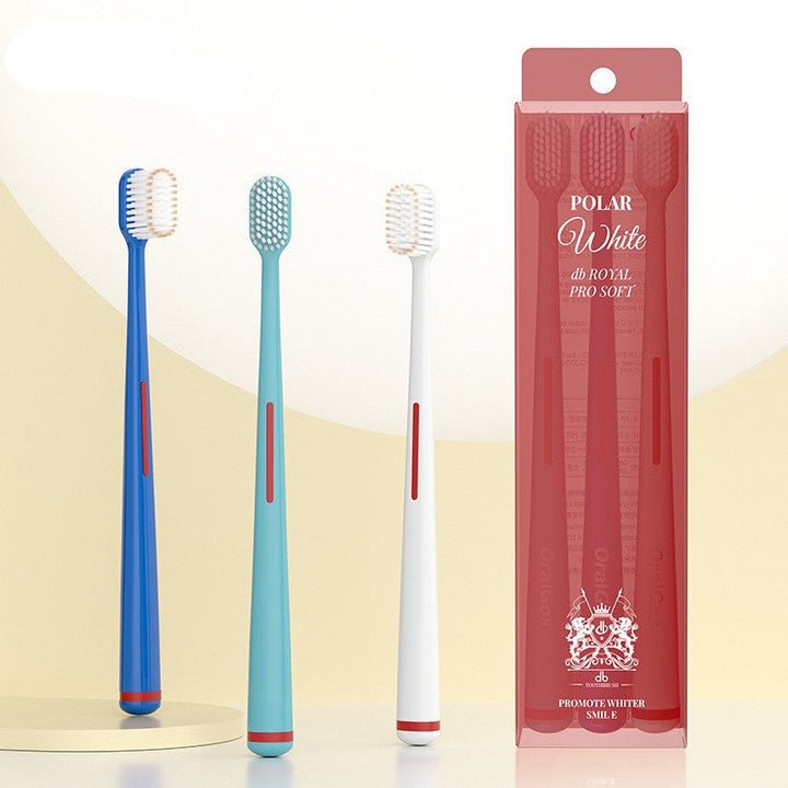 Ultra-weiche Triple-Head Borsten Zahnbürsten Set Karnz