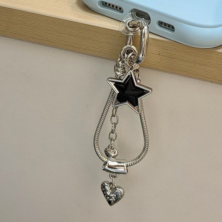 Dekorativer Stern Charm Schlüsselanhänger Halter Karnz