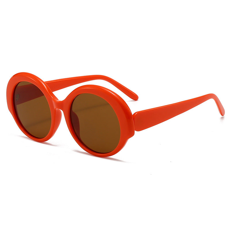 Damen modische runde Designer-Sonnenbrille Karnz