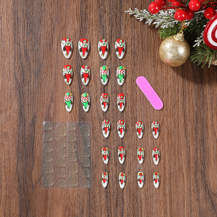 Kreative Weihnachts-Nagelkunst Karnz