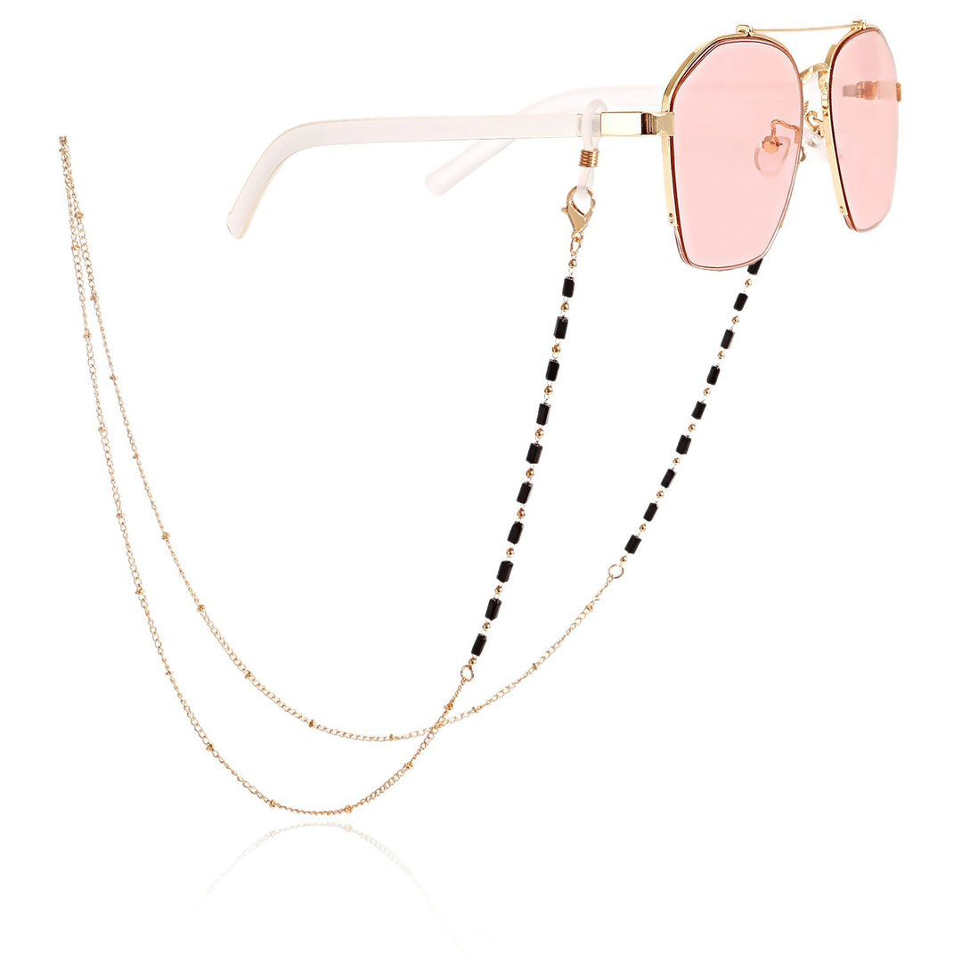 Stilvolle Sonnenbrille mit dekorativer Kette Karnz