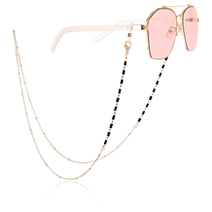Stilvolle Sonnenbrille mit dekorativer Kette Karnz