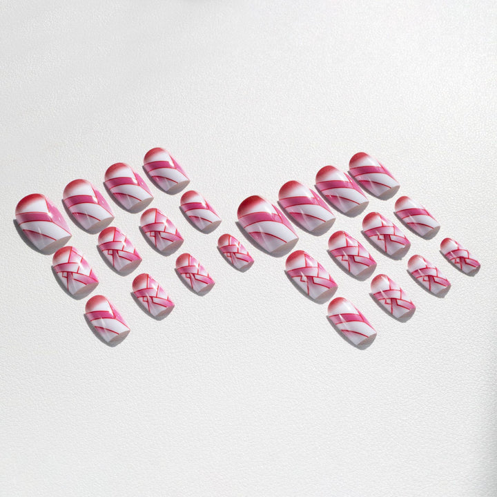 Künstlerische Geometrische Nagelkunst Designs