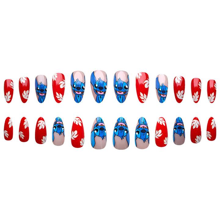 Cartoon-Charakter-Nagelkunst