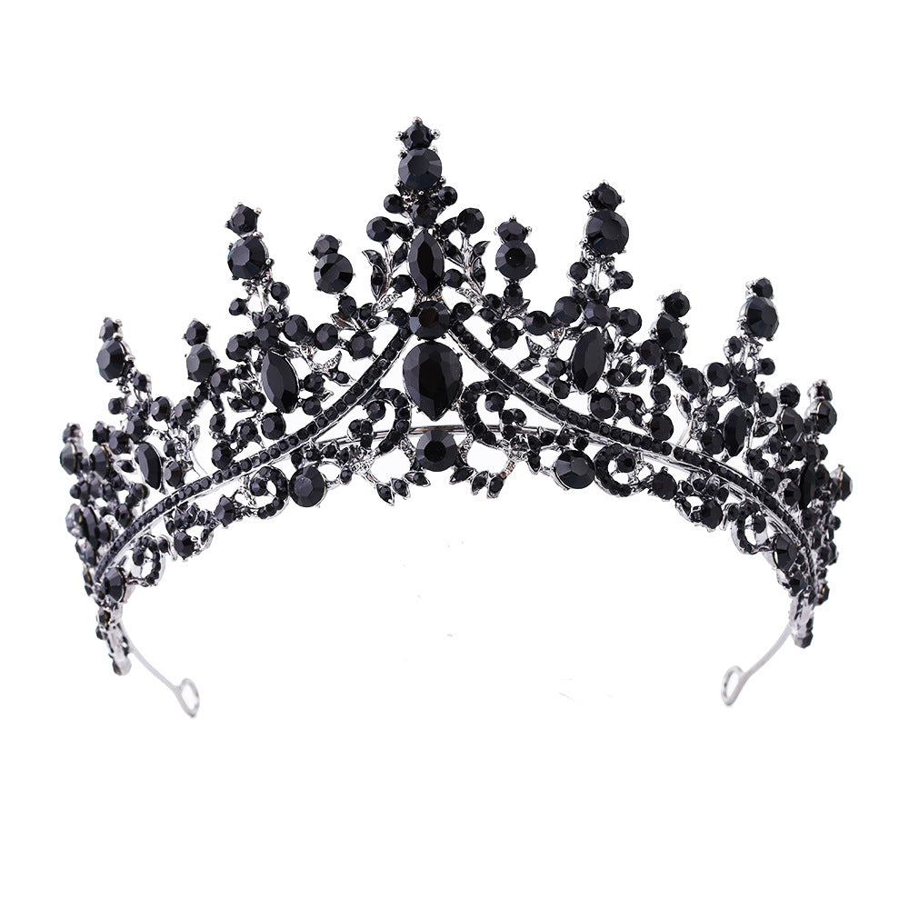 Damen Strass Tiara mit funkelnden Edelsteinen Karnz