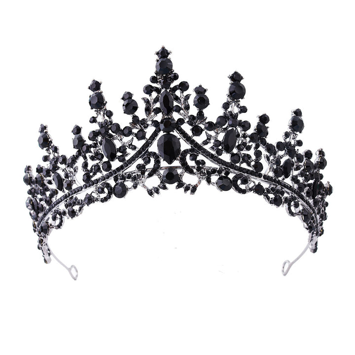 Damen Strass Tiara mit funkelnden Edelsteinen Karnz