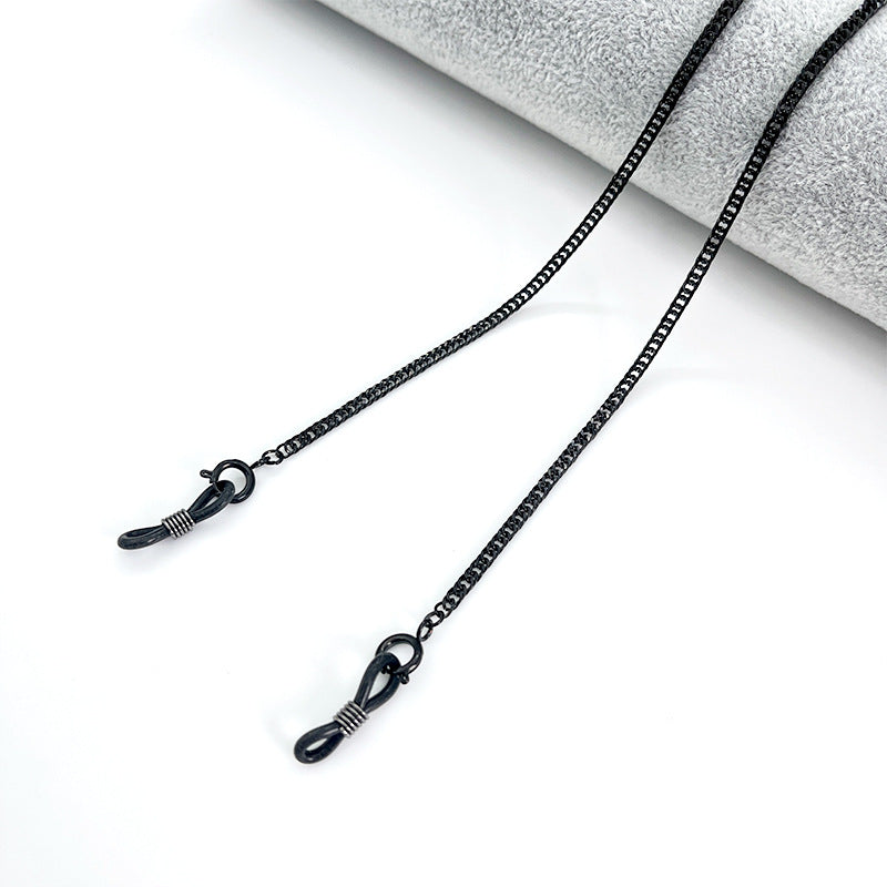 Metallic Brillen Kette Karnz
