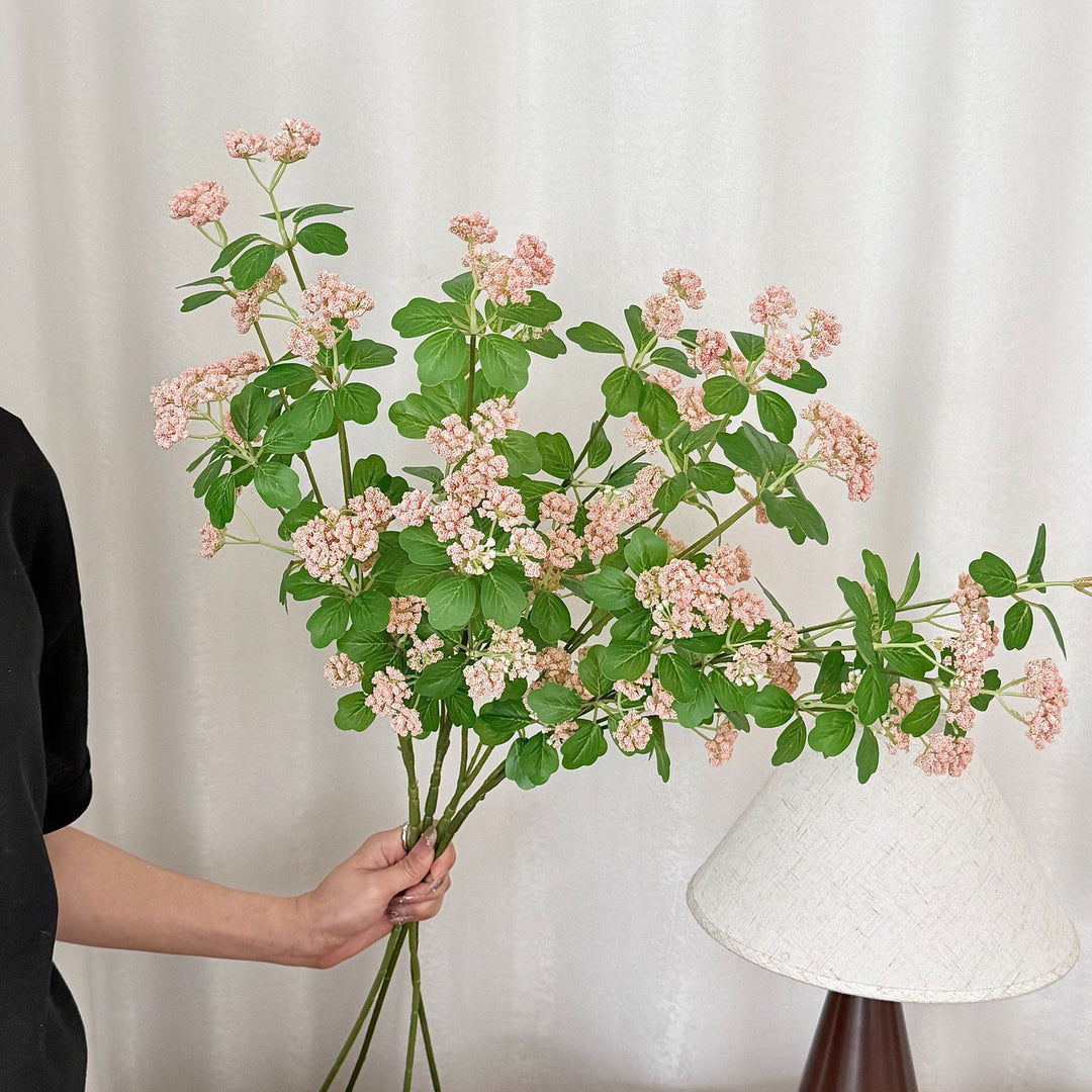 Künstlicher Blütenzweig mit lila Blüten Karnz