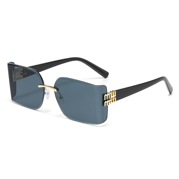 Elegante Übergroße Quadratische Sonnenbrille
