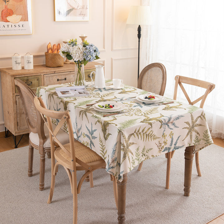 Vintage Blumenmuster Tischdecke