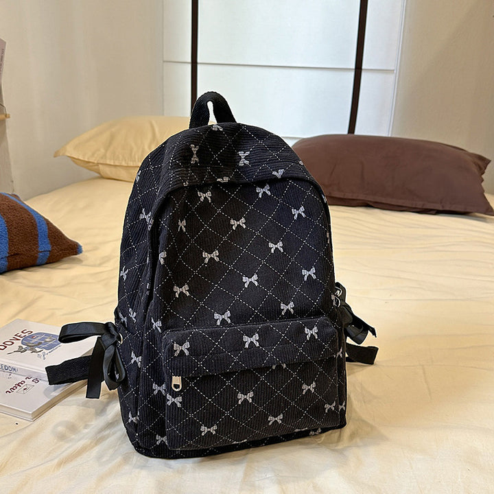 Gestepptes Rucksack mit Schleifendetail