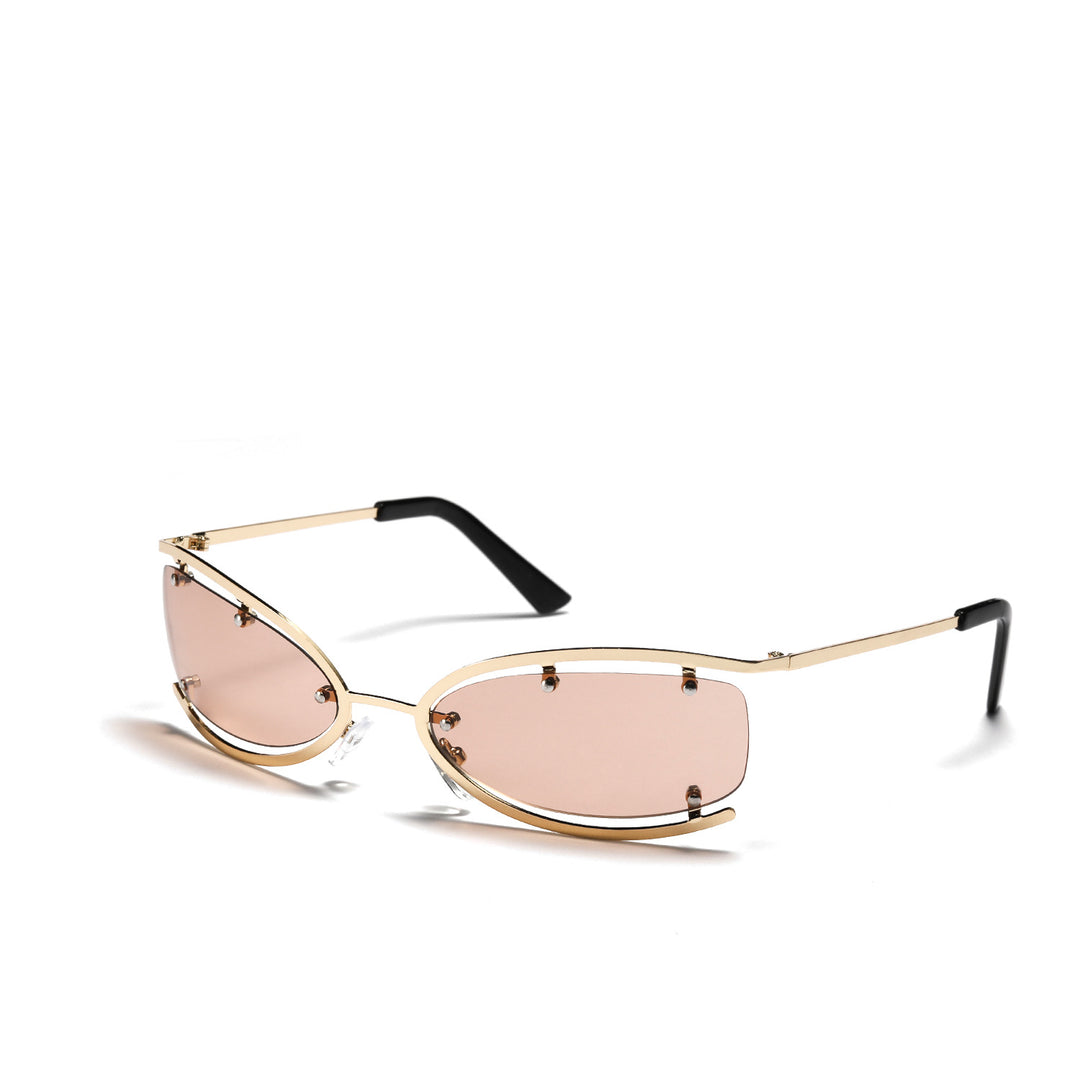 Damen modische Sonnenbrille mit einzigartiger Rahmenkonstruktion Karnz