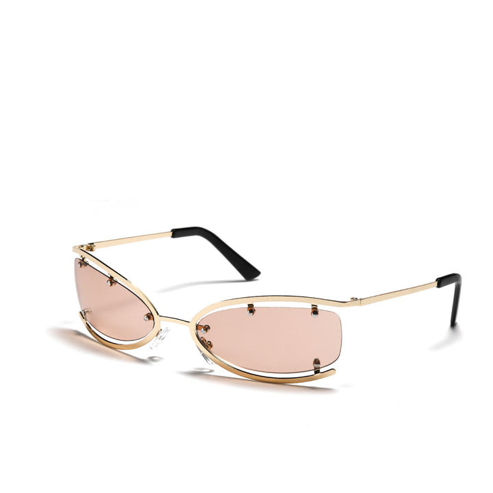Damen modische Sonnenbrille mit einzigartiger Rahmenkonstruktion Karnz