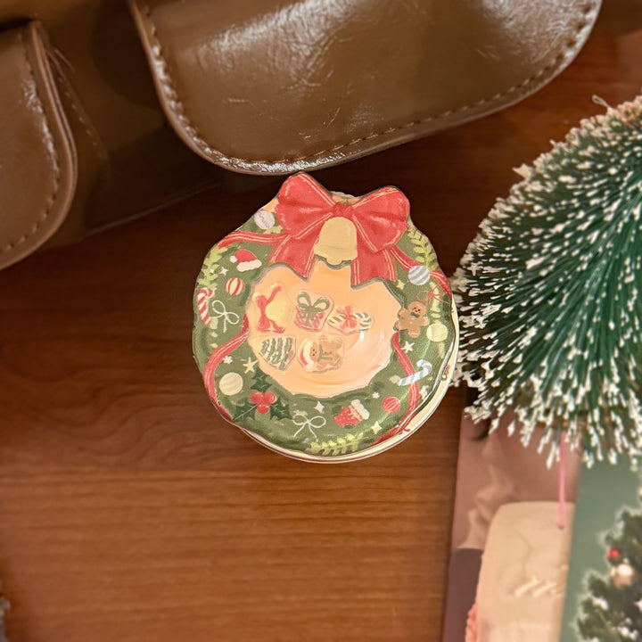 Dekorativer Keramik-Untersetzer im Weihnachtsdesign Karnz