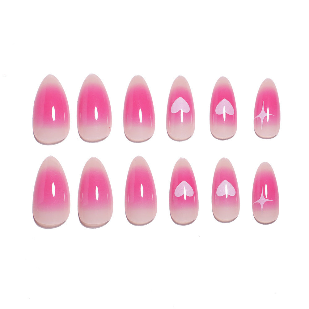 Künstlerisches Ombre Druck-Nagelset Karnz