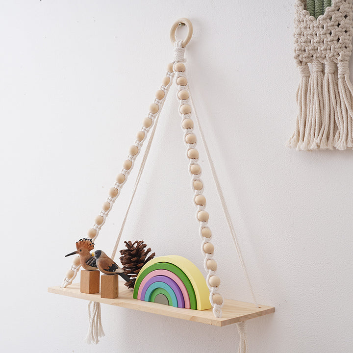 Macramé Holzregal Karnz