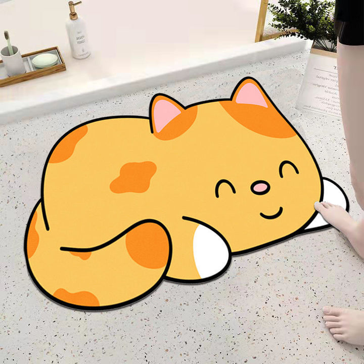 Dekorative katzenförmige