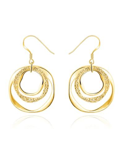 Elegante Spiral Drop Ohrringe Karnz