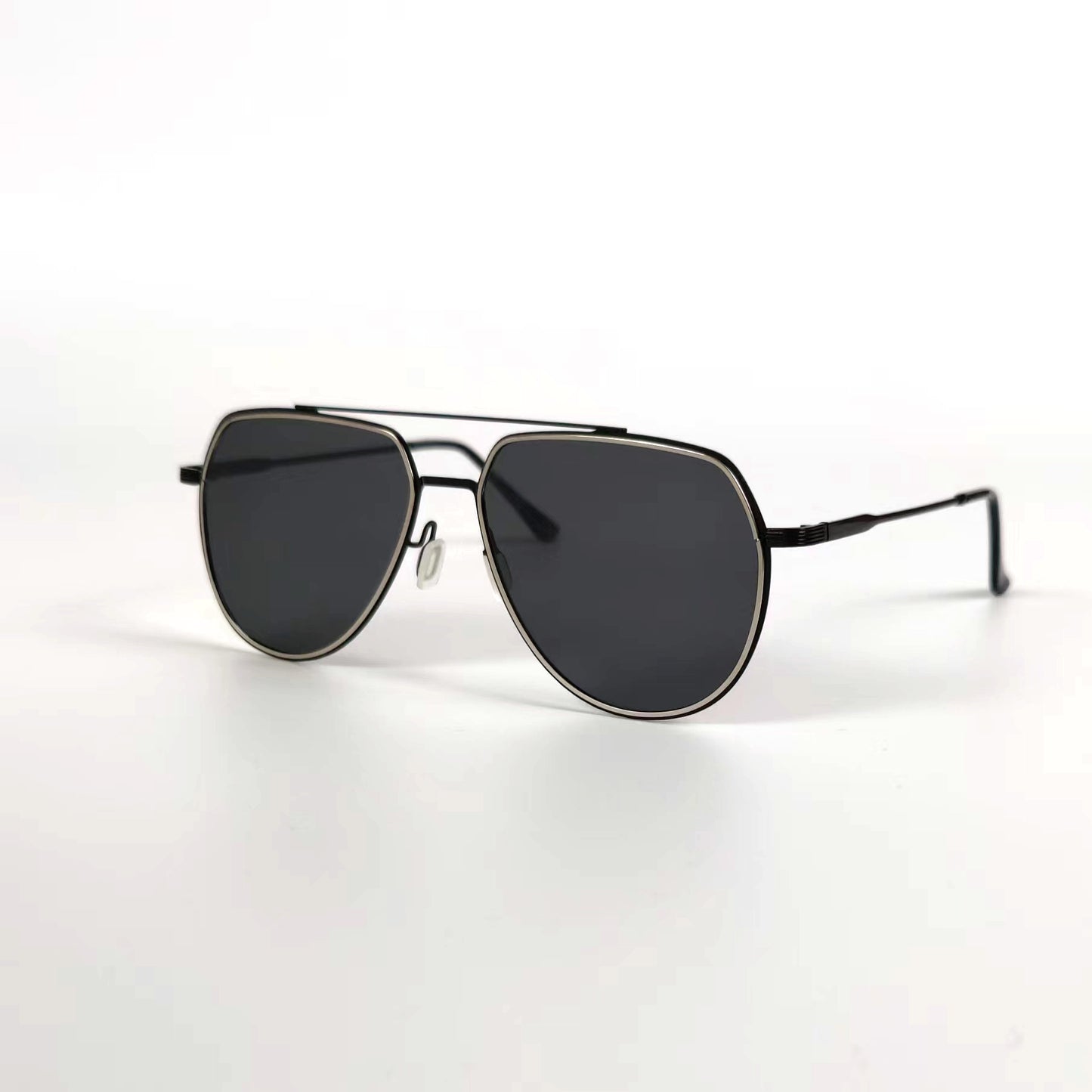 Herren elegante Flieger-Sonnenbrille mit polarisierenden Gläsern Karnz