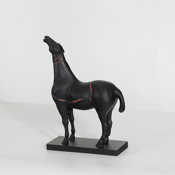 Künstlerische Pferdefigur Buchstützen