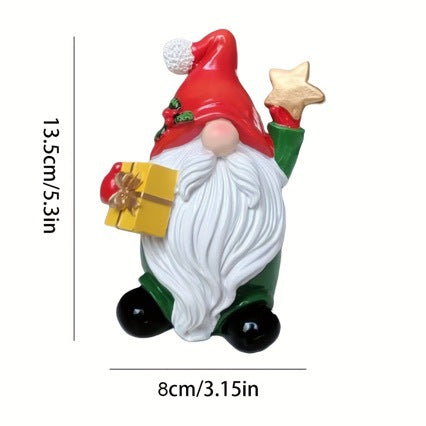 Verspielte Weihnachtsmann Dekofigur Karnz
