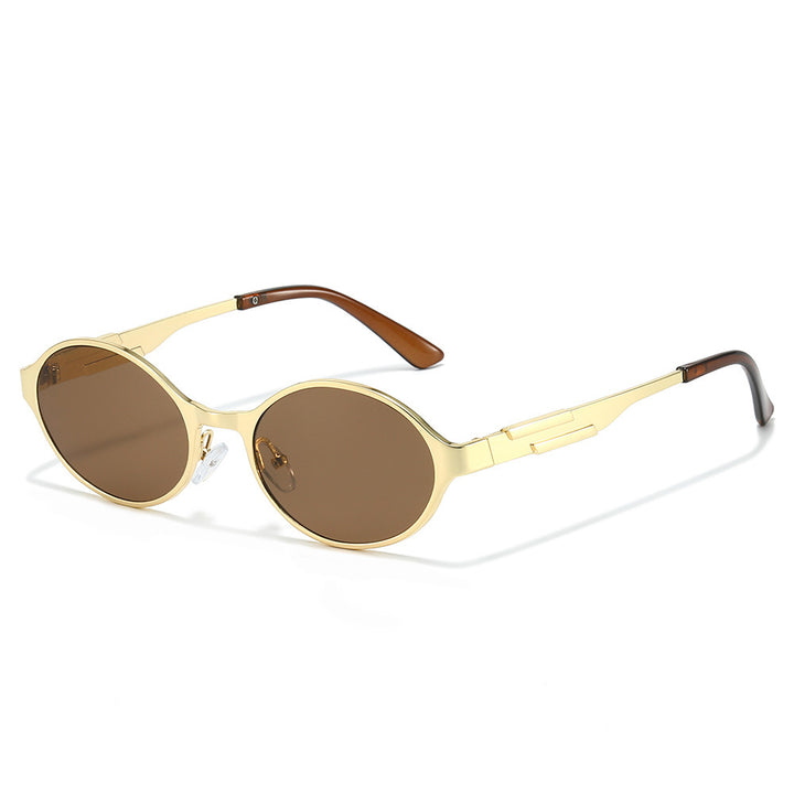 Einzigartige ovale Rahmen-Sonnenbrille Karnz