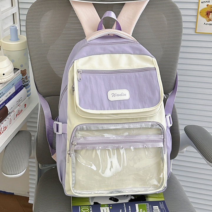 Multi-Taschen Transparenter Rucksack Karnz