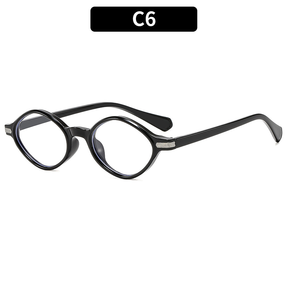 Chic ovale Rahmenbrille