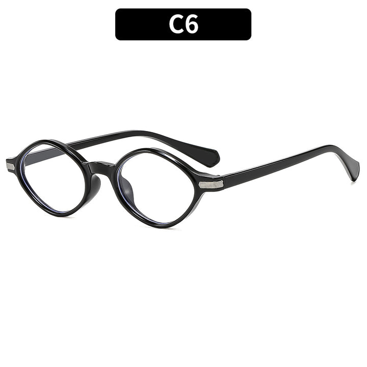 Chic ovale Rahmenbrille