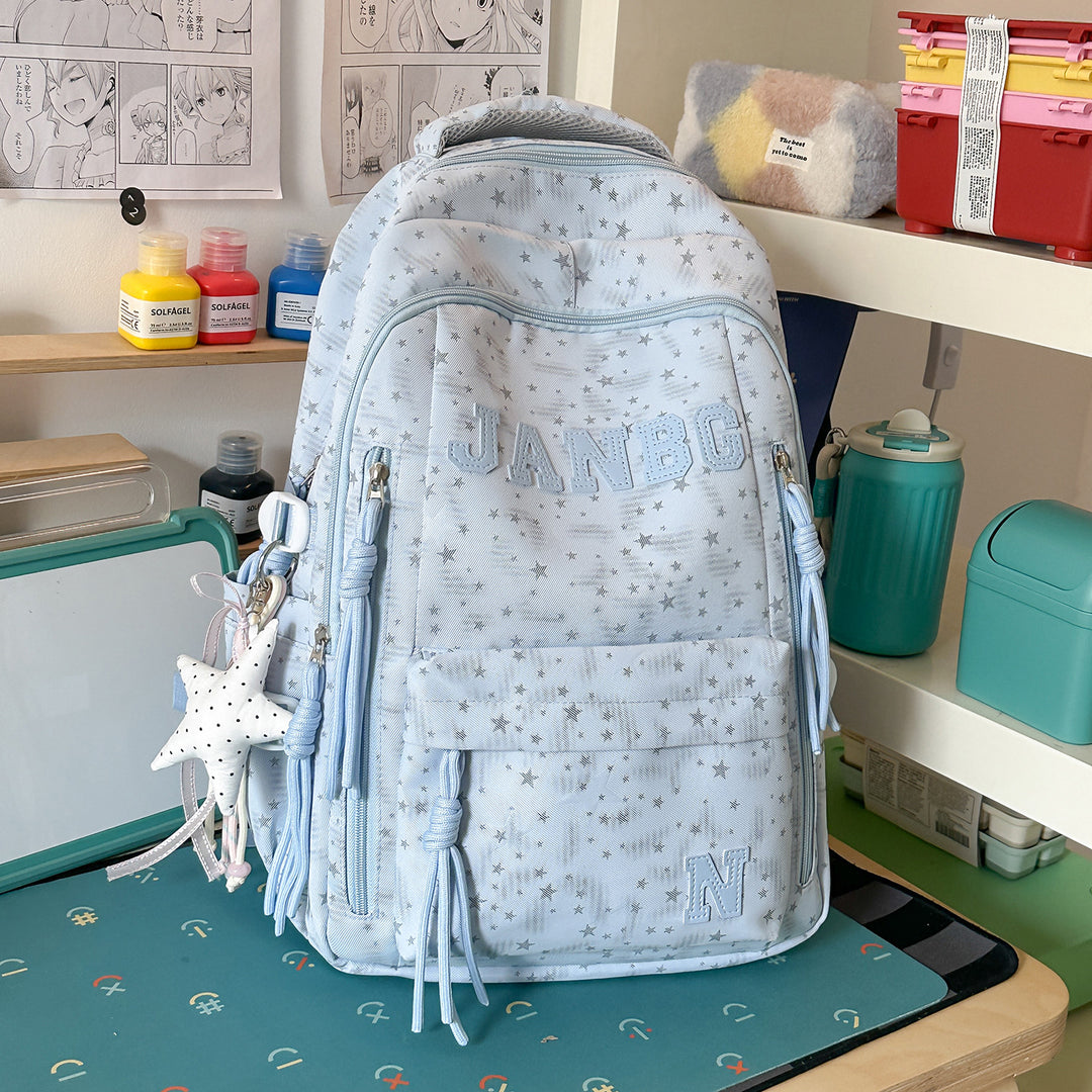 Stylischer Rucksack mit Sternmuster Karnz