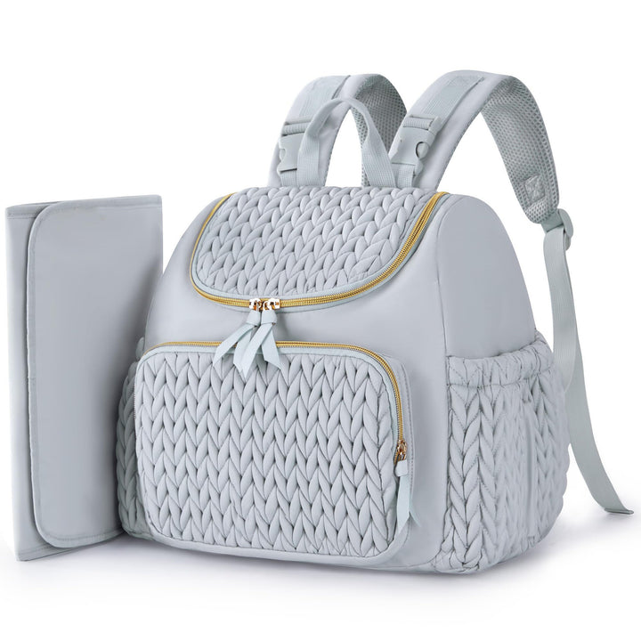 Damen Modischer Rucksack mit geflochtenem Design Karnz