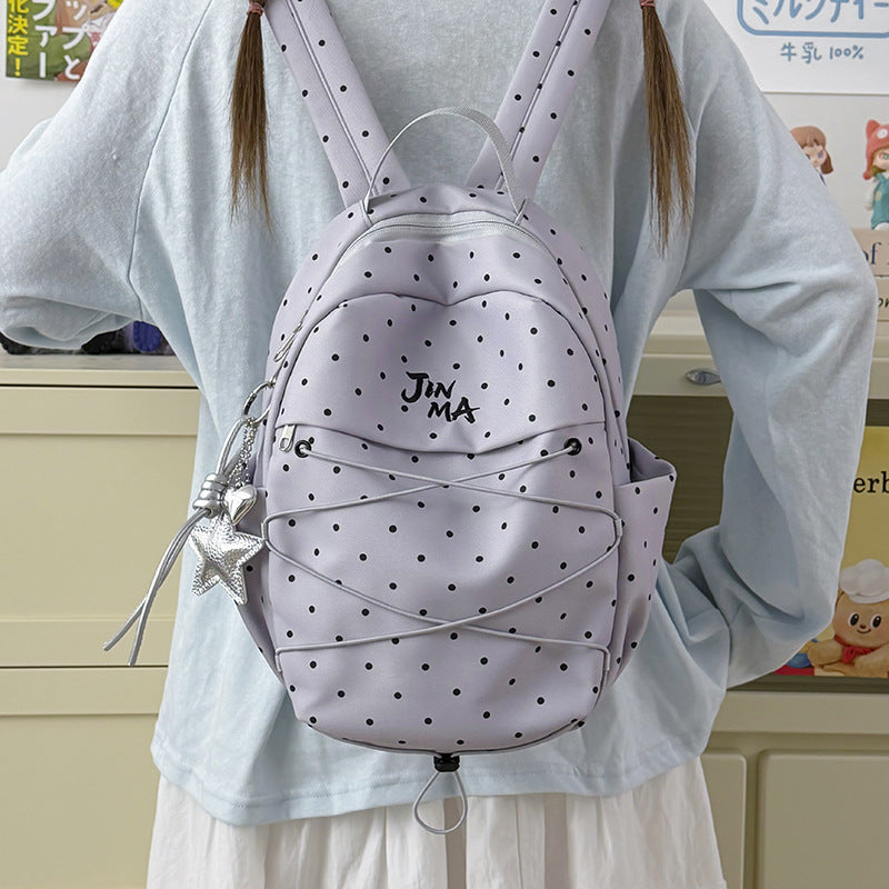 Polka Dot Freizeit Rucksack Karnz 1791205839