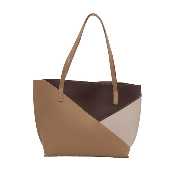 Strukturierte Leder-Shopper Tasche