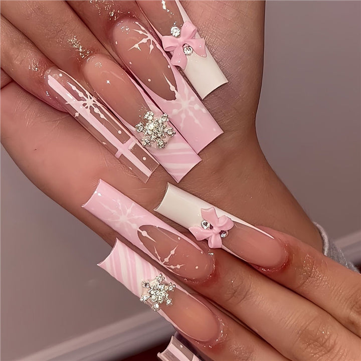 Glamouröses Holiday Press-On Nail Set Karnz