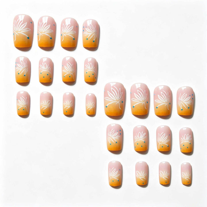 Blumenkunst Nageldesign-Kit