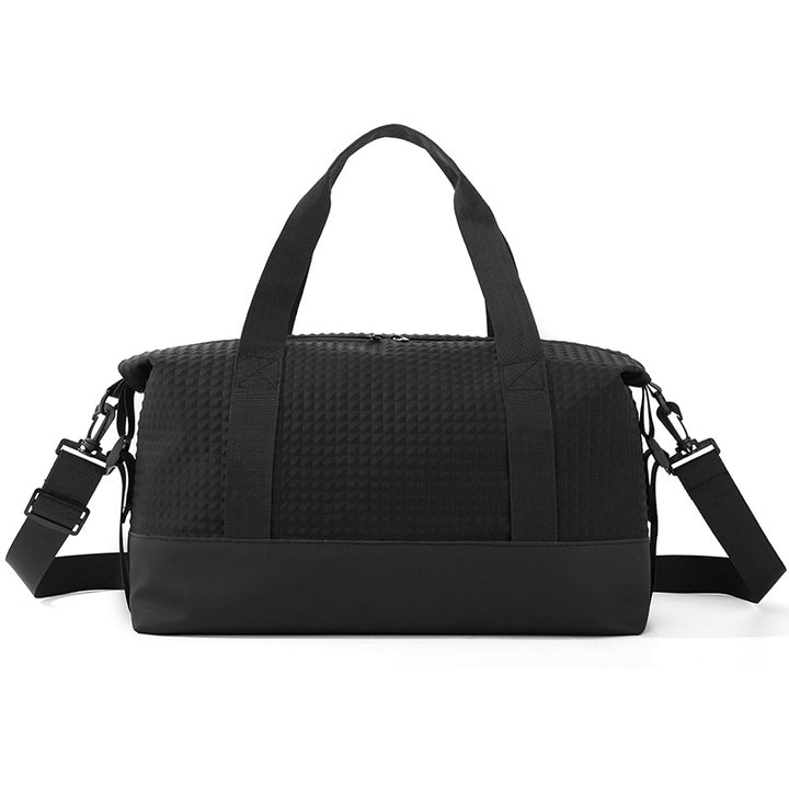 Texturierten Stoff Reise Duffle Bag Karnz