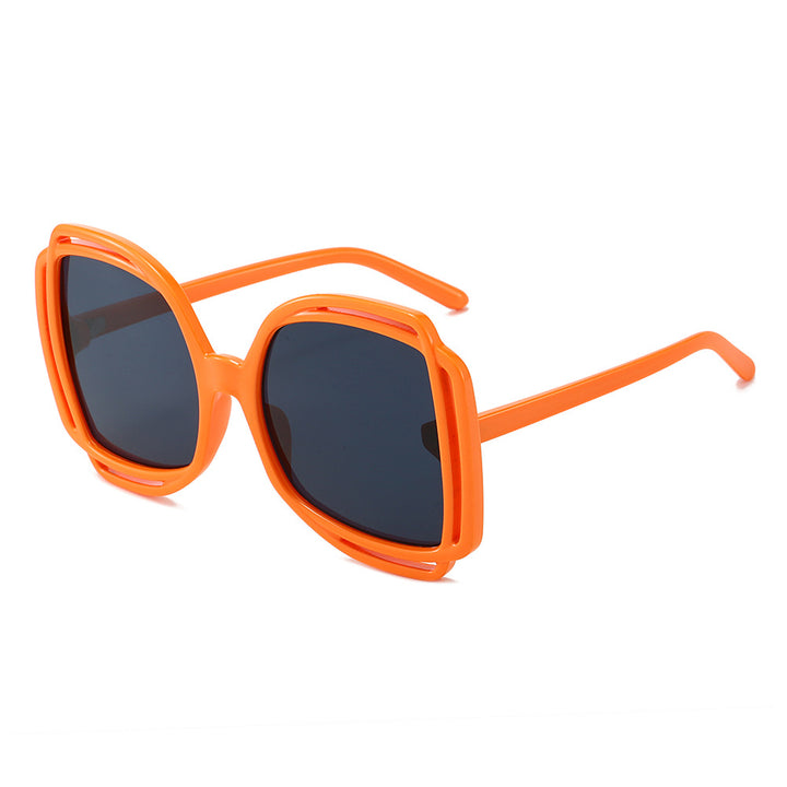 Damen Fashion Sonnenbrille mit modernem Rahmen Karnz