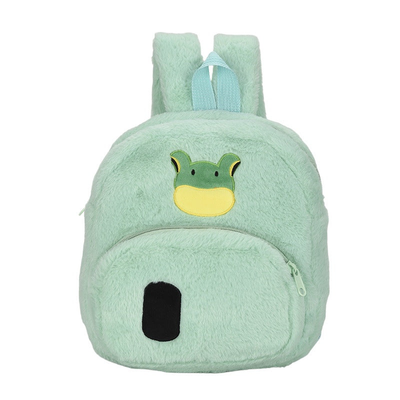 Plüsch-Kinderrucksack mit Niedlichem Affenmotiv Karnz
