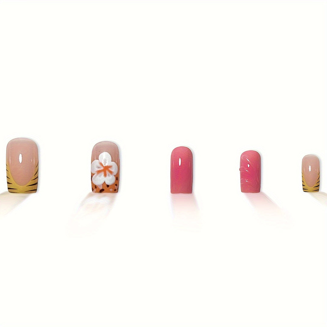 Künstlerisches Acrylnagelkunstdesign Karnz