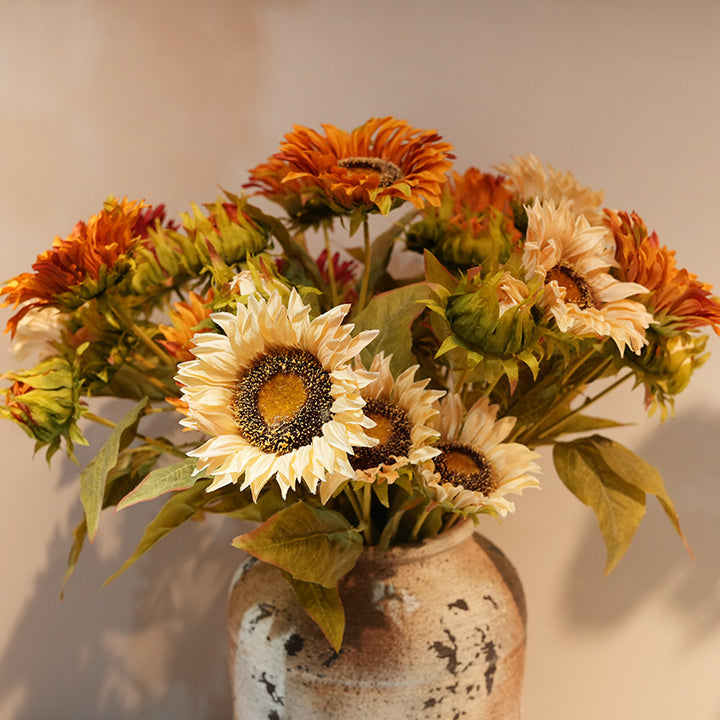 Künstlicher Sonnenblumenstrauß Karnz