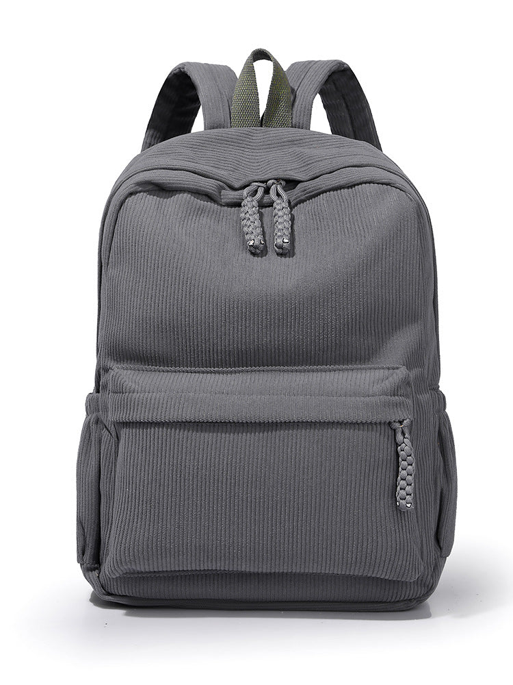 Lässiger Corduroy Rucksack Karnz
