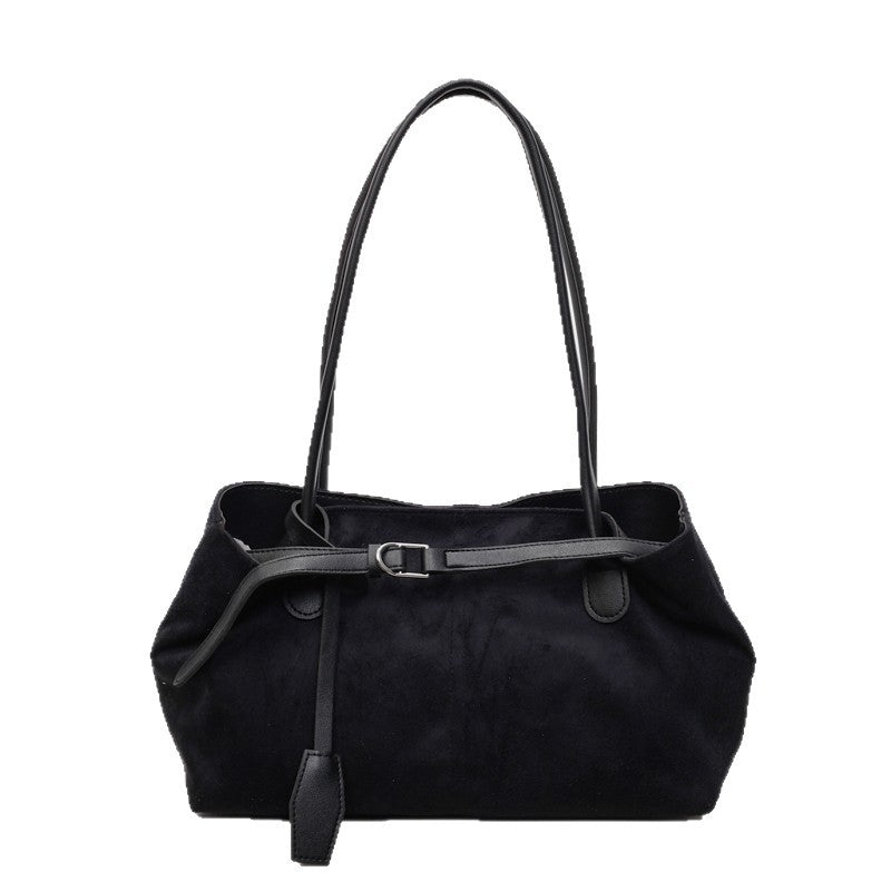 Luxe Wildleder Tote Bag Karnz