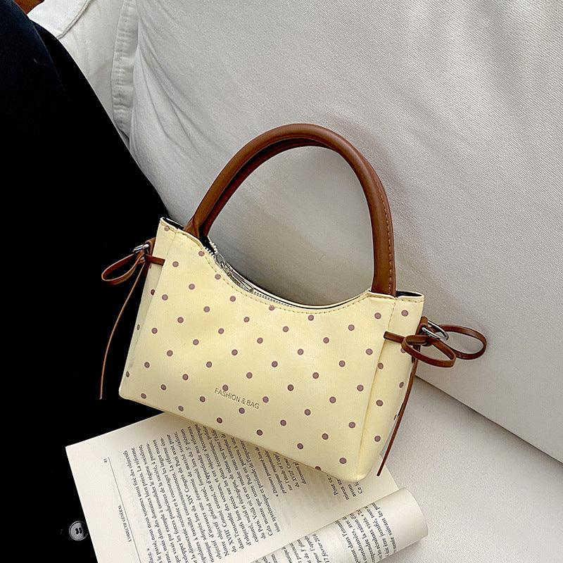Premium Polka Dot Mini Handtas